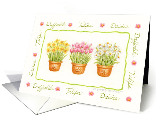 Mother's Day Flowers Daffodils Tulips Daisies Garden Joy... (176327)