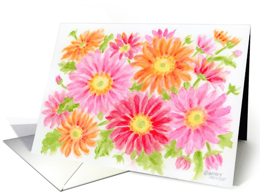 Christian Birthday Beautiful Bursting Daisies Blessings... (1786446)