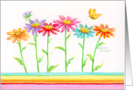 Mother’s Day Christian Rainbow Daisies Beautiful Bless Love Happiness card