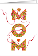 Christian Mother’s Day MOM Hearts Roses Thank God For You card