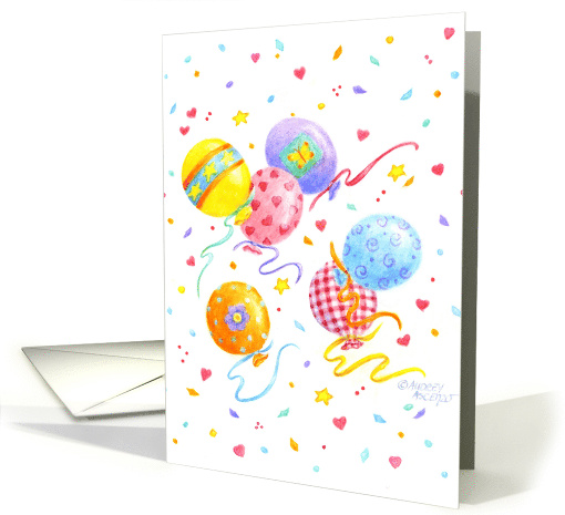 Birthday Balloons Celebrate Fun Enjoy This Special Day card (331636)