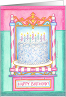 Birthday Princess Cake card