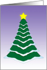 Christmas Tree (purple) card