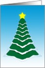 Christmas Tree (blue) card