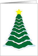 Christmas Tree (white) card