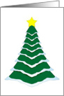 Christmas Tree (white) card