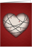 Heart2 (Barbed-Blank inside) card