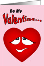 Be My Valentine... card