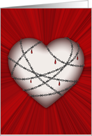 Heart3 (barbed heart) card