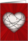 Heart3 (barbed heart) card