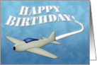 Skywriting Birthday card