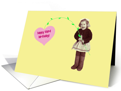 Happy Third Birthday! card (385787)