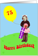 Happy 75th Birthday! card