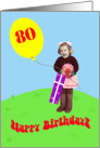 Happy 80th Birthday! card