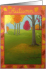 Autumn card