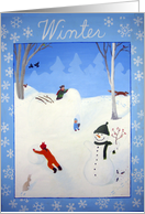 Winter card