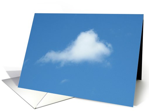 Heart Cloud card (755447)