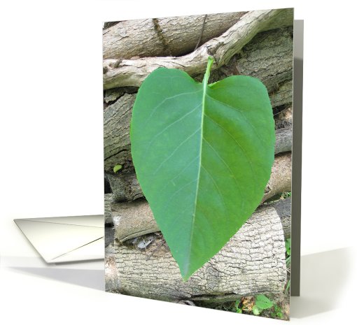Green Leaf card (755450)