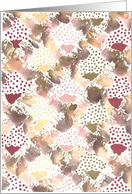 Burgundy Spot card