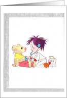 Get Well Bear card