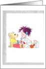 Get Well Bear card