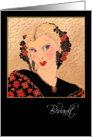 Dutch Thank You Greeting Card, ’Evita’ card