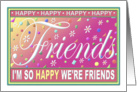 Friend’s Birthday Greeting Card/’Happy Card’ Collection card