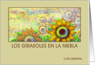  Spanish Sympathy Card /La Simpatia card