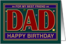 Dad, Birthday Card