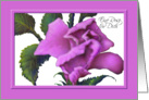 German, Friend, Birthday, Pink Rose Greeting Card, ’meine Freundin Geburtstag, Rosa Sind card