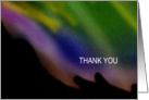 Thank You Greeting Card, ’Leaves’ card