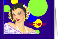 Spanish, Husband, Birthday Greeting Card, ’Fiesta’ card