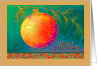 Christmas Greeting Card, ’Renaissance Ornament’ card