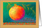 Christmas Greeting Card, ’Renaissance Ornament’ card