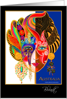 Dutch Thank You Greeting Card, ’Lady Australia’ card