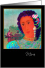 French Thank You Greeting Card, ’Lady Missouri’ card