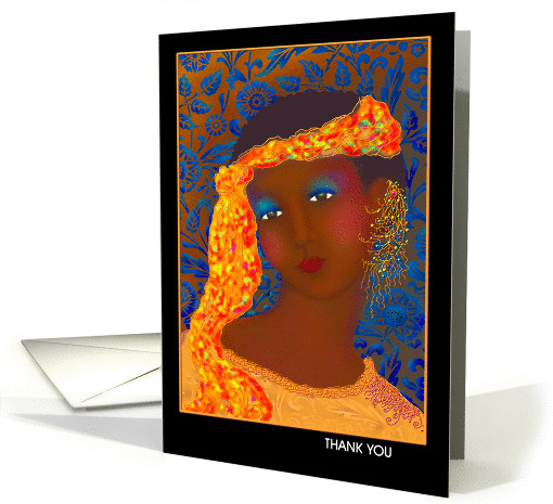 Thank You Card, 'Marie Laveau' Portrait card (571558)