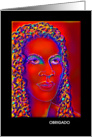 Portuguese Thank You Greeting Card, ’A Face of Strength in a Time of Sorrow’ card