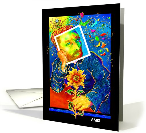 French Friendship, Male, ArtCard, Greeting Card, 'Van Gogh... (633331)