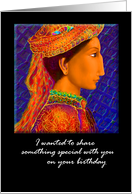 Birthday Greeting Card, ’Romeo Knows’ A Renaissance Fantasy card