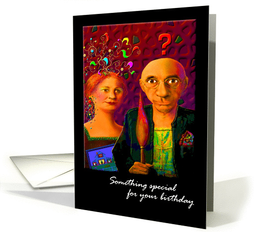 Birthday Greeting Card, 'Hillbilly Hippies' card (713682)