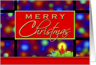 Christmas Greeting Card, ’The Light of Christmas’ card