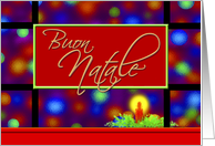 Italian Christmas Greeting Card, ’La Luce del Natale’ card