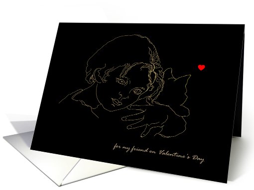 Valentine's Day, Friend, Paper card (754346)