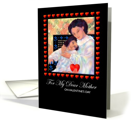 Valentine's Day, Mother, Paper Greeting Card, 'My Heart Is Yours' card