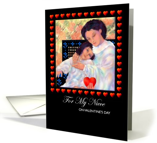 Valentine's Day, Niece, Paper Greeting Card, 'My Heart Is Yours' card