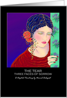 Note/Greeting Card. Titled, Blank Inside, Any Occasion, ’The Tear’ card