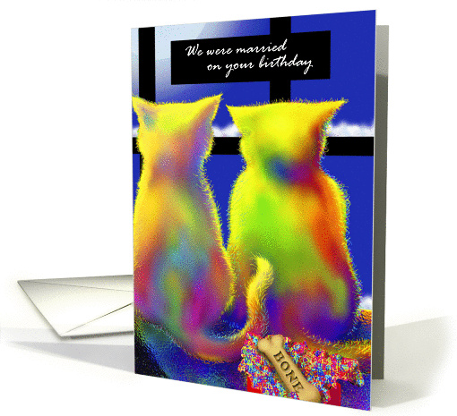 Birthday on Anniversary, Real Paper Greeting Card, 'Love... (854539)