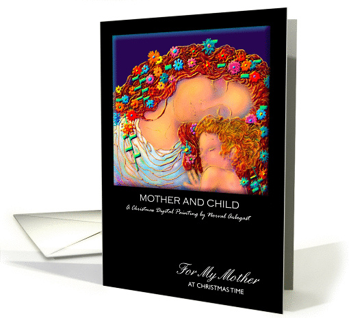 Christmas, Mother, 'Mother and Child', Paper card (877541)