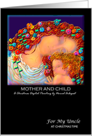 Christmas, Uncle, ’Mother and Child’, Paper Card
